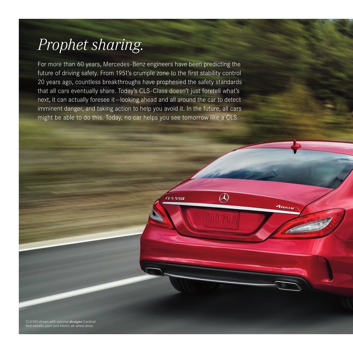 2015 Mercedes-Benz CLS-Class Brochure Page 2
